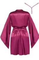 L.X.F ❤ BN6663 Samira Peignoir Burgundy