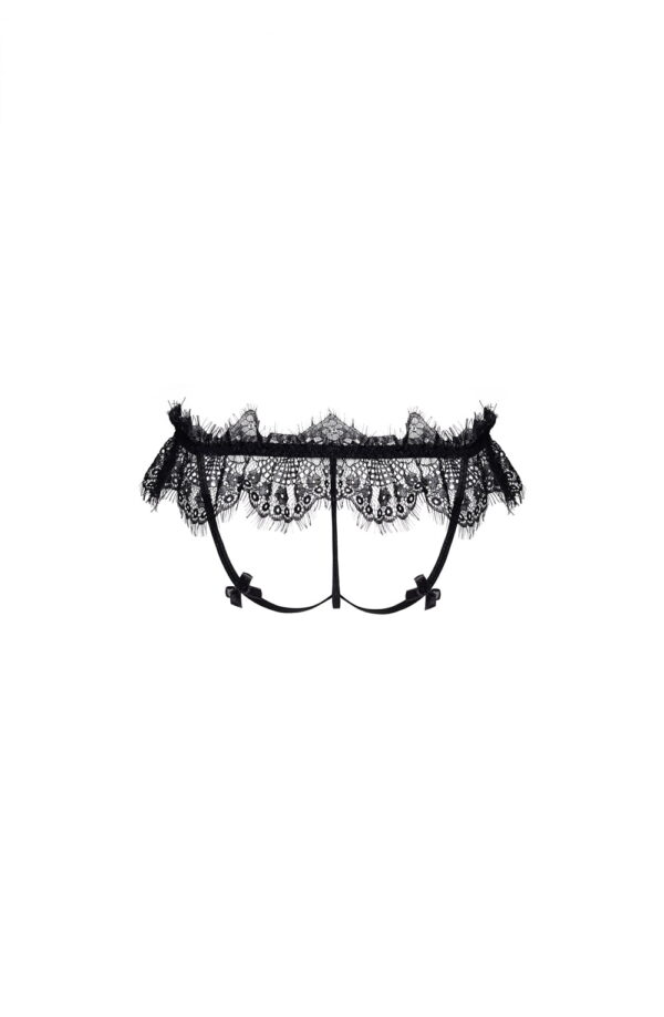 L.X.F ❤ BN6603 Brandi Thong Black