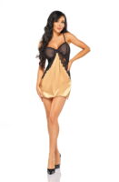 L.X.F ❤ BN6648 Marinela Chemise Gold