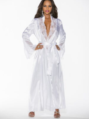 Shirley of Hollywood 20559 Long Robe White