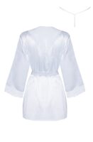 L.X.F ❤ BN6672 Sherie Peignoir White