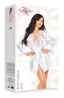 L.X.F ❤ BN6672 Sherie Peignoir White