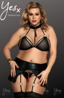 L.X.F ❤823Q Bra Set Black