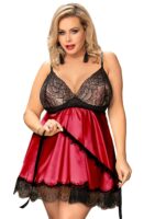 L.X.F ❤832Q Babydoll & Blindfold