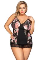 L.X.F ❤835Q Floral Babydoll