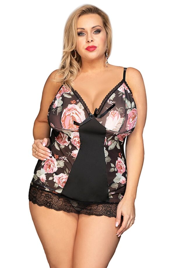 L.X.F ❤835Q Floral Babydoll