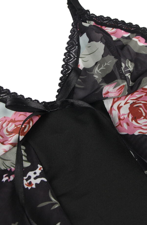 L.X.F ❤835Q Floral Babydoll