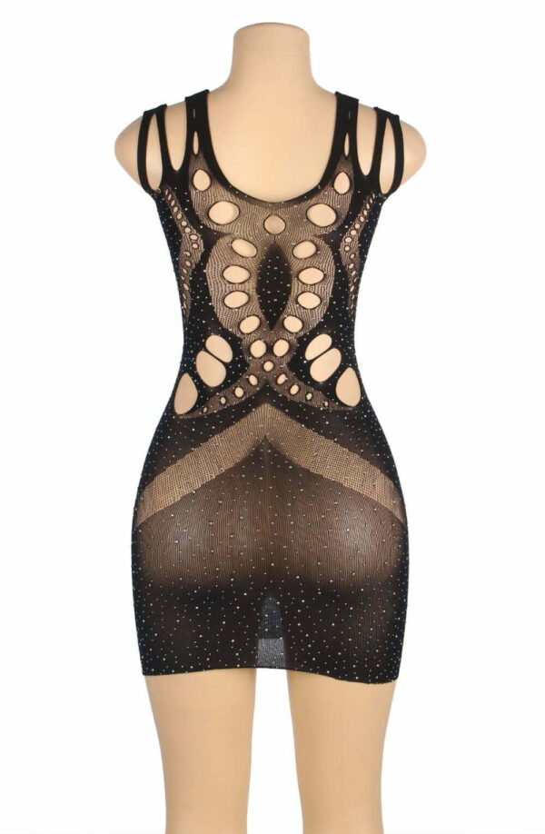 L.X.F ❤853 Sparkly Black Dress