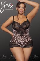 L.X.F ❤854Q Leopard Bodysuit