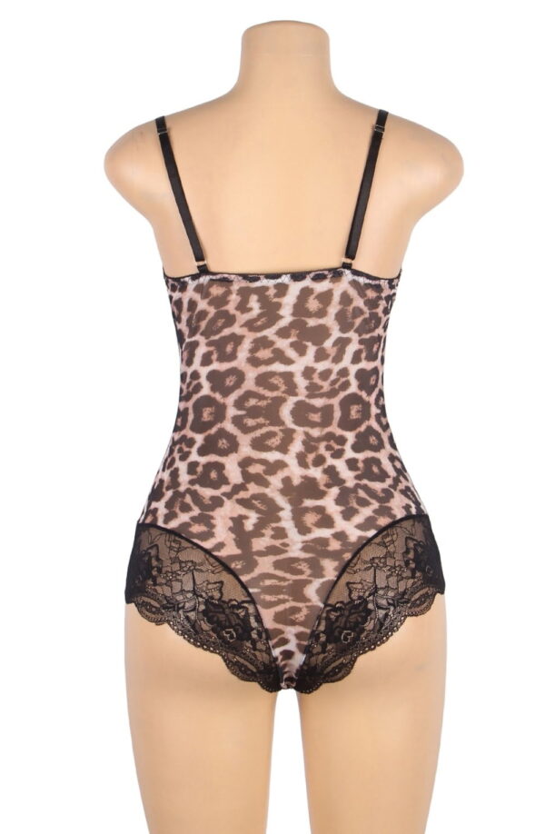 L.X.F ❤854Q Leopard Bodysuit