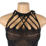 L.X.F ❤865 Sparkle Rhinestone Fishnet