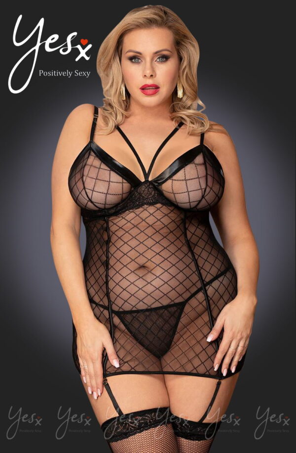 L.X.F ❤954Q Black Chemise