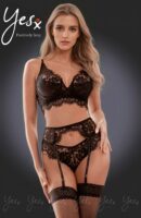 L.X.F ❤987 Lingerie Set Black