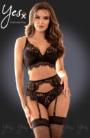 L.X.F ❤987 Lingerie Set Black