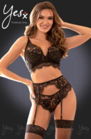 L.X.F ❤987 Lingerie Set Black