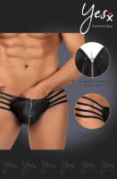 L.X.F ❤971 Men's Thong Black