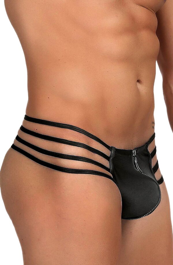 L.X.F ❤971 Men's Thong Black