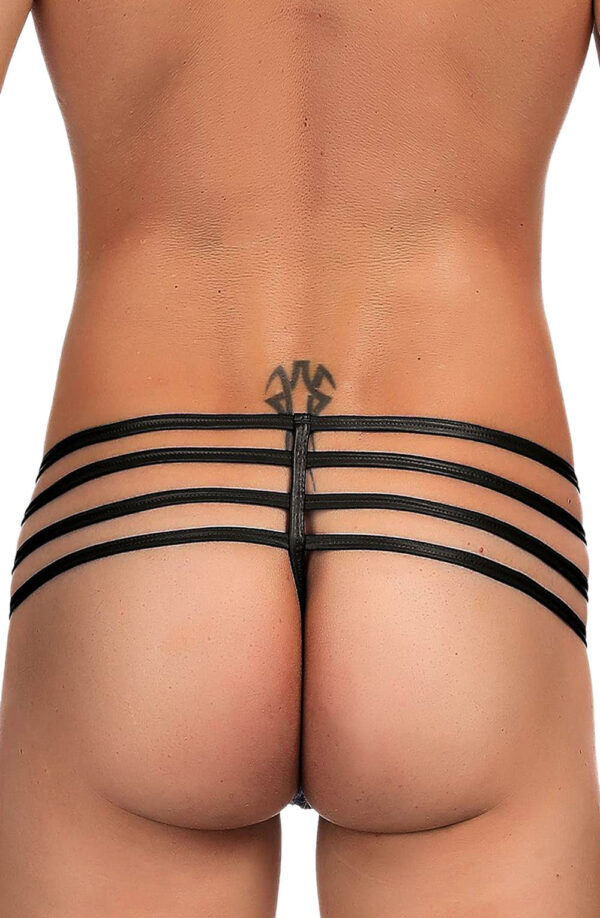 L.X.F ❤971 Men's Thong Black