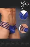 L.X.F ❤972 Men's Thong Blue