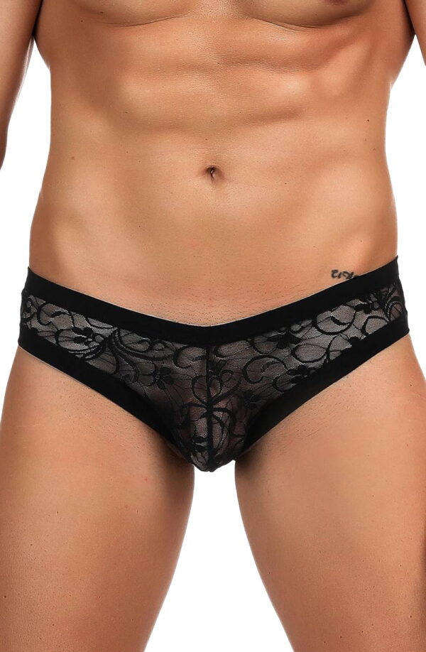 L.X.F ❤973 Mens Brief Black