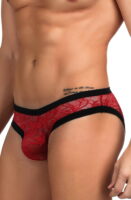 L.X.F ❤974 Men's Brief Red/Black