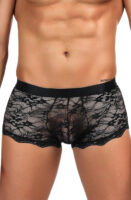 L.X.F ❤975 Men's Boxer Brief Black