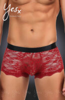 L.X.F ❤976 Mens Boxer Brief Red/Black