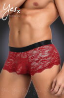 L.X.F ❤976 Mens Boxer Brief Red/Black