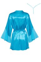 L.X.F ❤ BN6659 Marlene Peignoir Turquoise