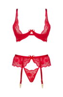 L.X.F ❤ BN6696 Rose Set Red