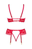 L.X.F ❤ BN6696 Rose Set Red