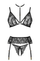 L.X.F ❤ BN6700 Noemi Set Black