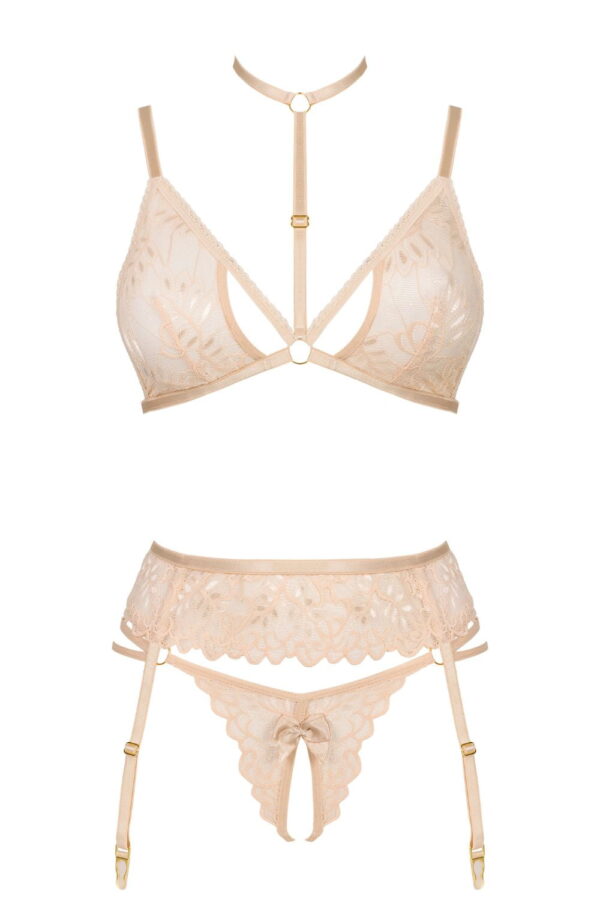 L.X.F ❤ BN6723 Noemi Set Nude