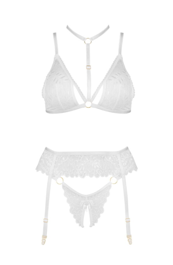 L.X.F ❤ BN6724 Noemi Set White