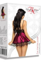 L.X.F ❤ BN6545 Eve Chemise Purple