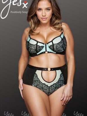 L.X.F ❤830Q Blue Bra Set