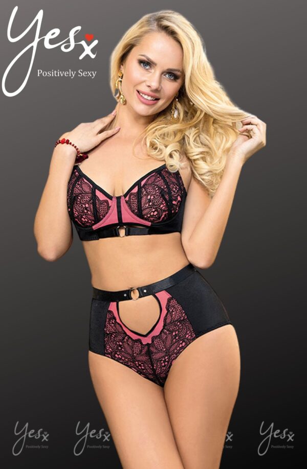 L.X.F ❤831 Bra Set Pink