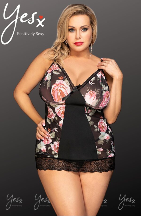 L.X.F ❤835Q Floral Babydoll