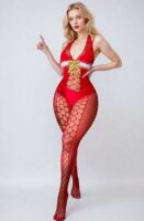 L.X.F ❤876 Christmas Fluffy Bodystocking